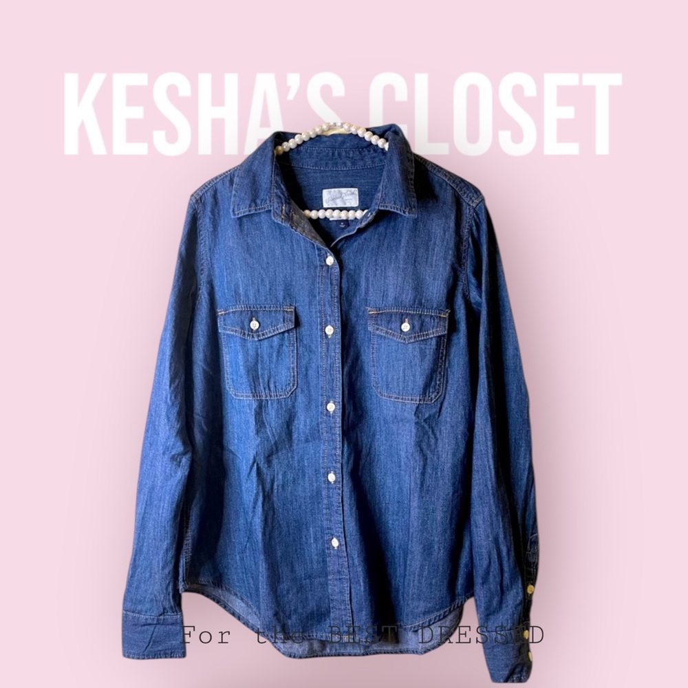 UNIVERSAL THREAD Long Sleeve Denim Button Down